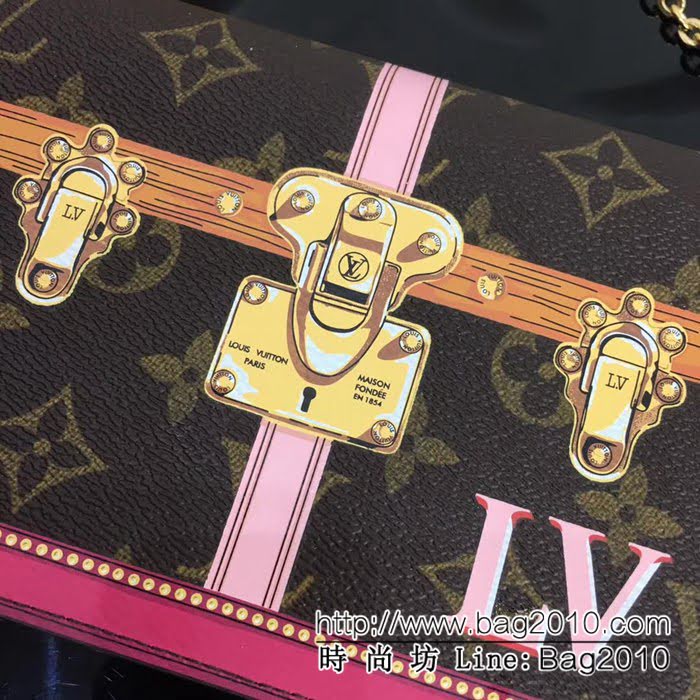 路易威登LV原版複刻2018新款M62456 原單品質 經典L掛鎖絲印圖案 YDH1272
